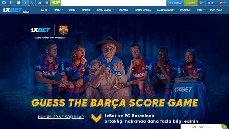 Barcelona Maçlarını 1xbet ile Yerinden İzle